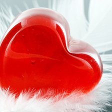 Схема вышивки «яркое сердце»