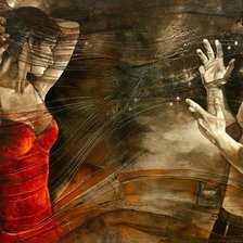 Схема вышивки «в танце»