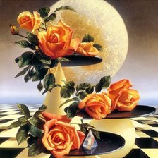 Схема вышивки «розы»