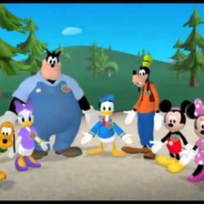 Схема вышивки «клуб минни мауса»