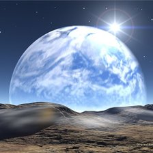 Схема вышивки «космос»