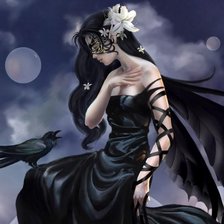 Схема вышивки «Повелительница тьмы»