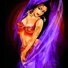 Схема вышивки «танец живота»