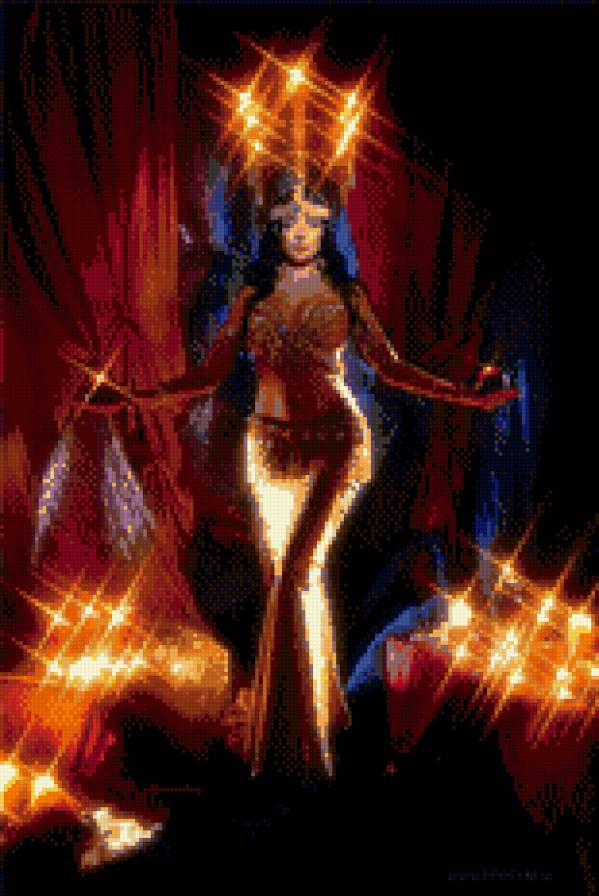 восточный танец - танец, восток, танец живота, свечи - предпросмотр