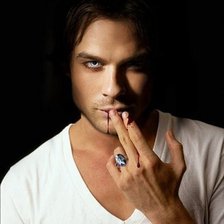 Схема вышивки «Деймон Сальваторе»