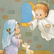 Схема вышивки «ангелочки 4»