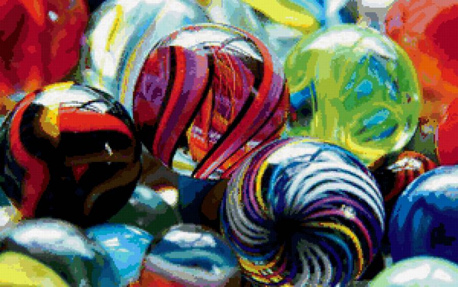 Стеклянные шарики - стеклянные шарики, фото, позитив, цвет - предпросмотр