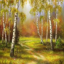 Схема вышивки «Осень»