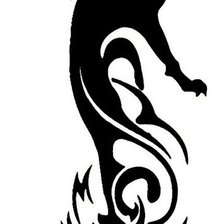 Схема вышивки «тату»