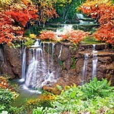 Схема вышивки «водопад»