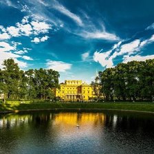 Схема вышивки «пейзаж»