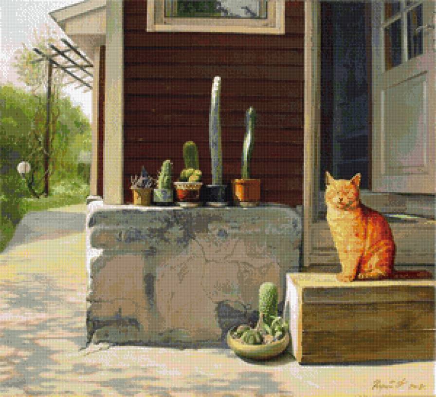 пригрелся - коты, котики, кот - предпросмотр