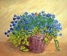 Схема вышивки «карзинка с цветами»