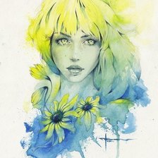 Схема вышивки «Подсолнух»