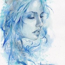 Схема вышивки «Лёд»