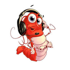 Схема вышивки «Креветочка»