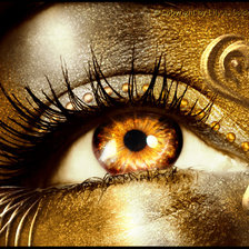 Схема вышивки «глаз»