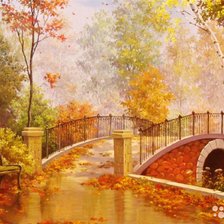 Схема вышивки «Унылая пора,очей очарованье...»