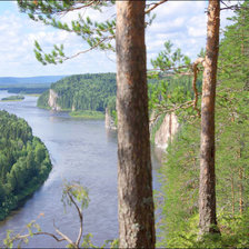 Схема вышивки «Урал»