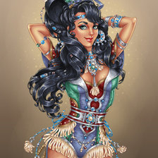 Схема вышивки «женский образ»