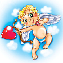 Схема вышивки «ангелочек»