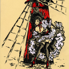 Схема вышивки «женский образ»