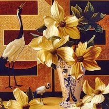 Схема вышивки «цветы»