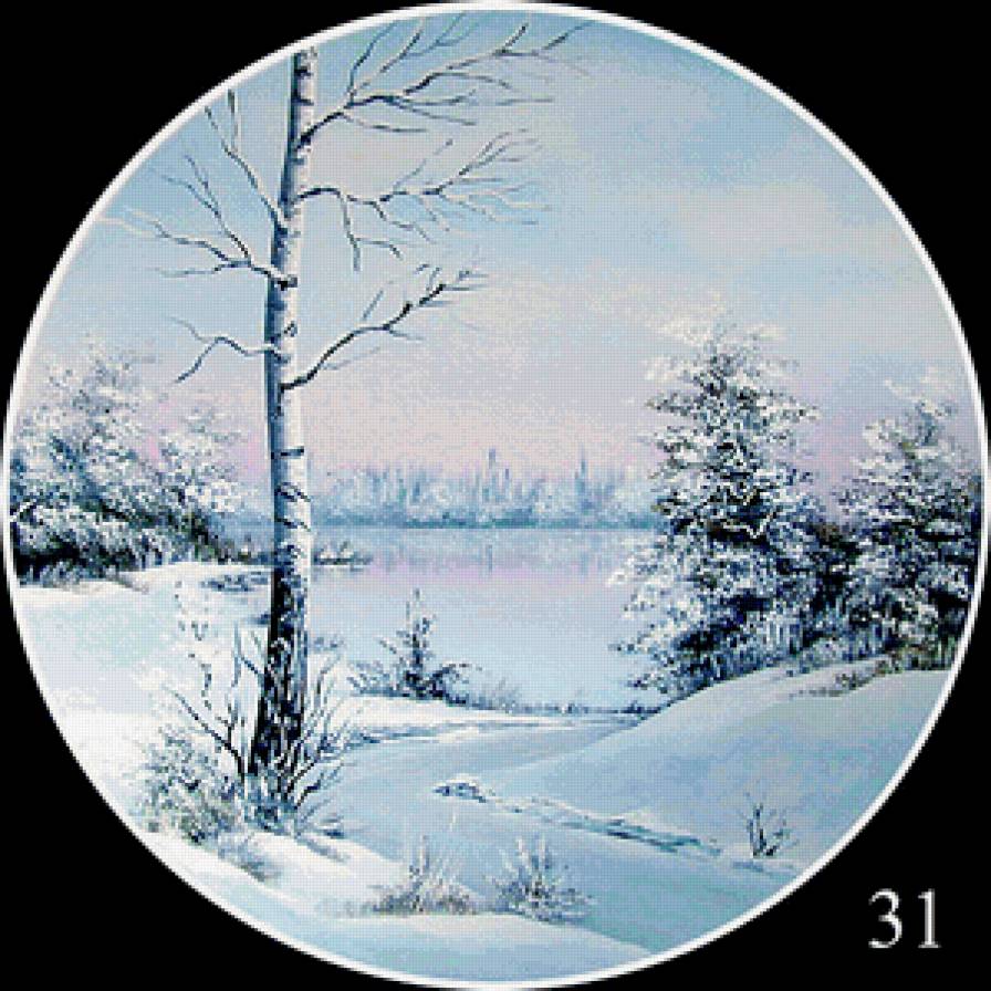 Зимушка - круг - предпросмотр