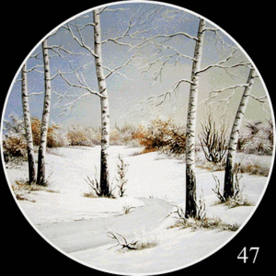 Зима - круг - предпросмотр