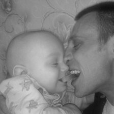 Схема вышивки «Папа и сынок»