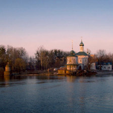 Схема вышивки «Храм Св.Блаженной Ксении Петербургской г. Винница»