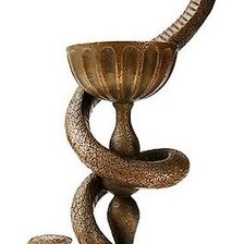 Схема вышивки «эмблема медицины»