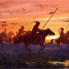 Схема вышивки «Воины Света»