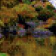Предпросмотр схемы вышивки «лесная река» (№804661)