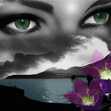 Схема вышивки «взгляд небес»