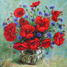 Схема вышивки «серия "маки"»