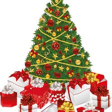 Схема вышивки «новогодняя»