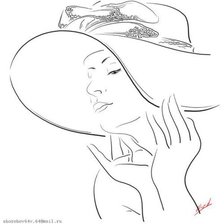 Схема вышивки «женский образ»