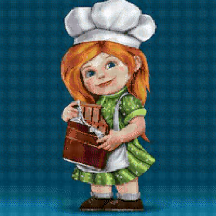 сладкоежка - повар, кухня, дети - предпросмотр