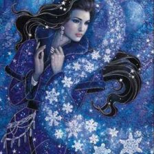 Схема вышивки «Снежная Королева»