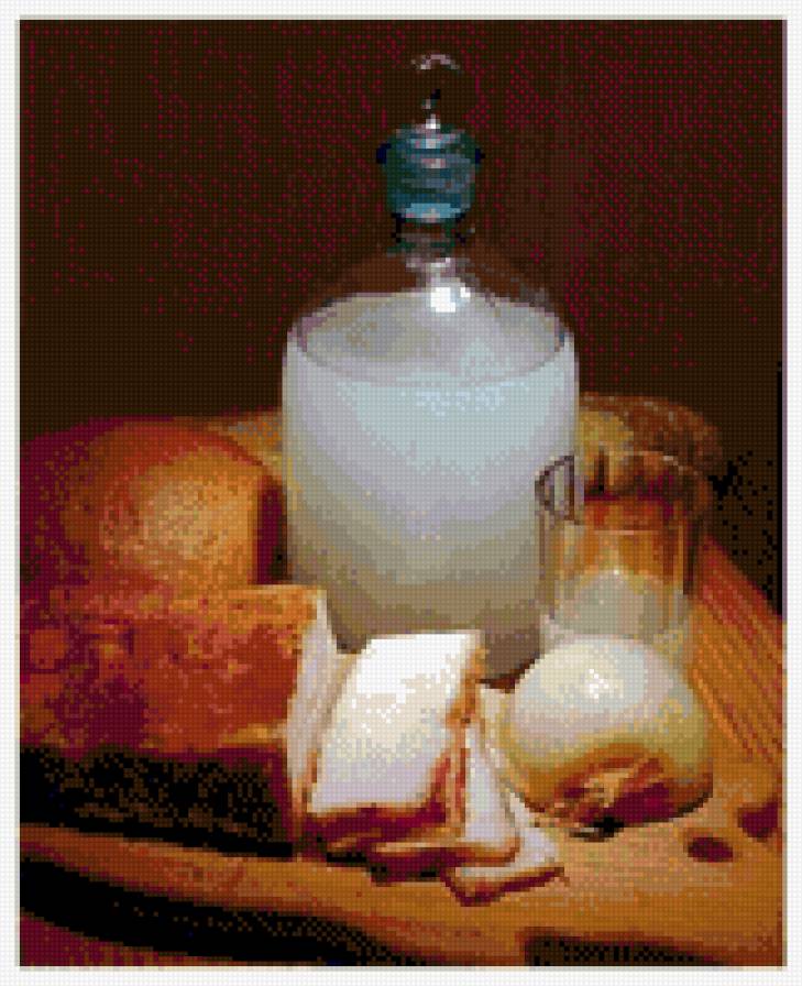 Рiдний натюрморт))))) - горилка, обед, натюрморт, сало - предпросмотр