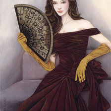 Схема вышивки «женский образ»