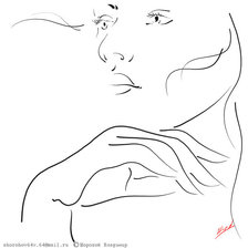 Схема вышивки «женский образ»