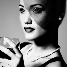 Схема вышивки «Леди»