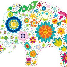 Схема вышивки «Подушка Слоник»