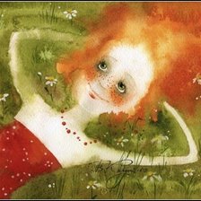 Схема вышивки «Огненная»