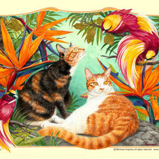 Схема вышивки «любимчики»