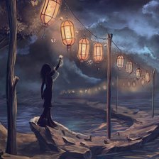 Схема вышивки «ожидание»