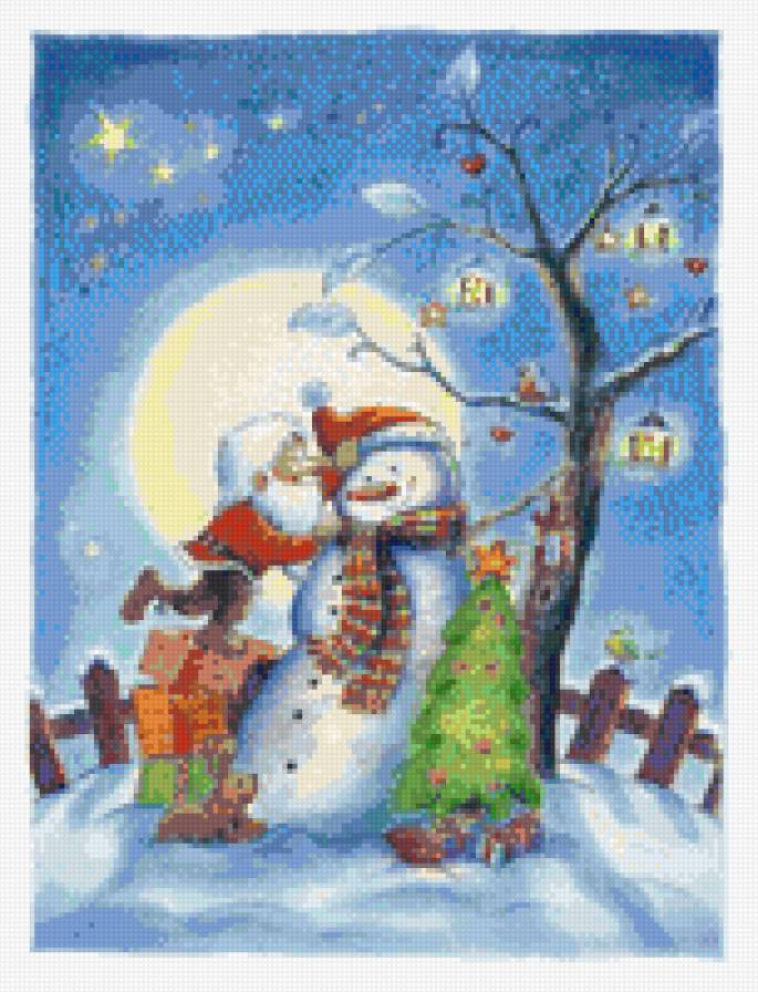 Санта - рождество, подарки, новый год, санта - предпросмотр