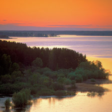 Схема вышивки «река»